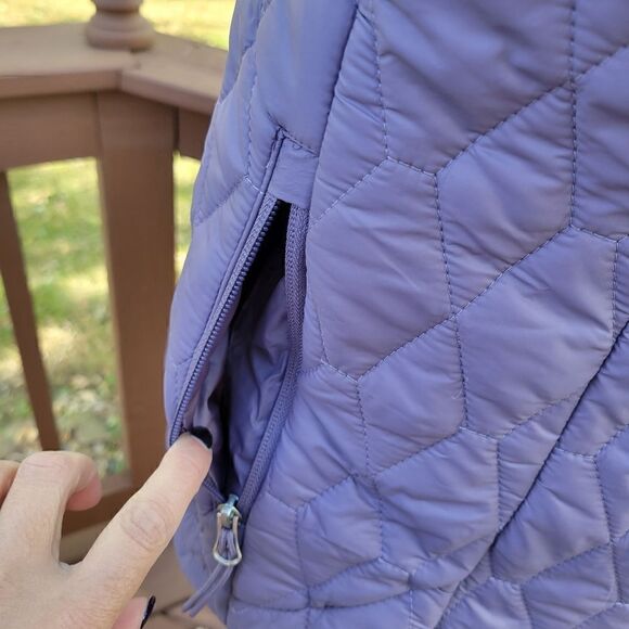 Free Country Lavender Quilted Puffer Vest Women’s Sz Med NWT - Picture 5 of 15